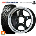 スズキ ジムニーシエラ(74系)用 225/70R16 102/99R BFグッドリッチ オールテレーン TA KO2 ホワイトレター 正規品 CST ゼロワンハイパー S 鋳出しロゴ BK/RimPO 新品サマータイヤホイール 4本セット