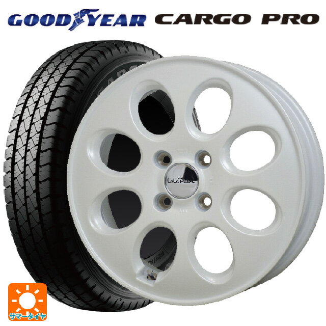 145/80R12 80/78N グッドイヤー カーゴプロ ホットスタッフ ララパーム オーバル # PW 12-3.5J 国産車用 サマータイヤホイール4本セット