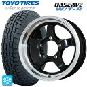 スズキ ジムニー(64系)用 185/85R16 105N トーヨー オブザーブ W/T-R CST ゼロワンハイパー S 鋳出しロゴ BK/RimPO 新品スタッドレスタイヤホイール 4本セット