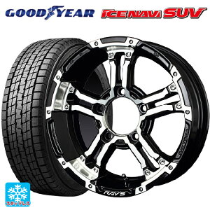 スズキ ジムニーシエラ(74系)用 215/70R16 100Q グッドイヤー アイスナビ SUV チームデイトナ FDX-J DW 新品スタッドレスタイヤホイール 5本セット