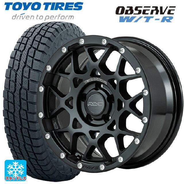 ジープ グラディエーター(JT系)用 285/70R17 116/113Q トーヨー オブザーブ W/T-R # レイズ チームデイトナ M8 N2 新品スタッドレスタイヤホイール 5本セット