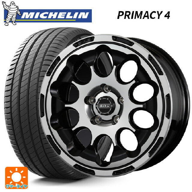 215/45R17 87W ミシュラン 正規品 プライマシー4 コウセイ ボトムガルシアクロノ ブラックポリッシュ 17-7J 国産車用 サマータイヤホイール4本セット