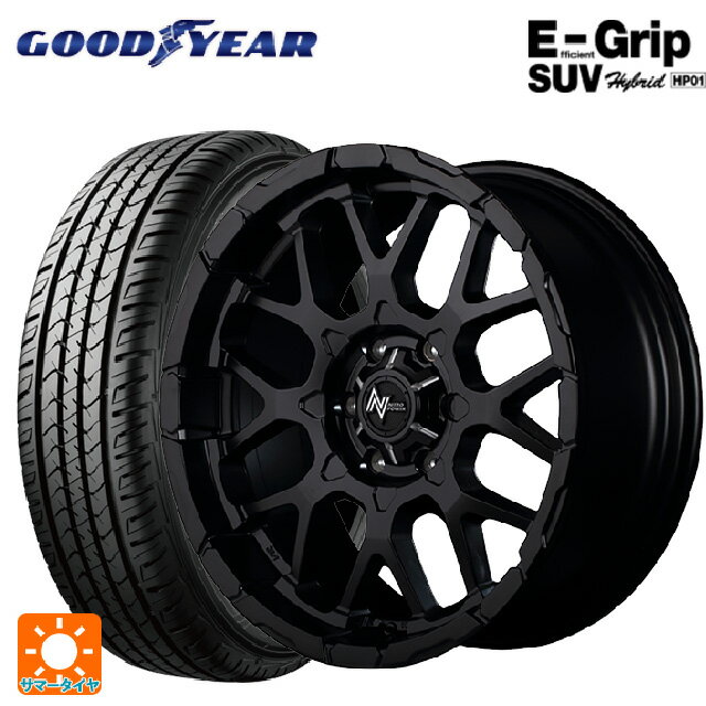 【抽選で最大100％ポイントバック】トヨタ ランドクルーザープラド(150系)用 275/65R17 115H グッドイヤー エフィシェントグリップSUV HP01 ナイトロパワー M28バレット セミグロスブラック 新品サマータイヤホイール 4本セット