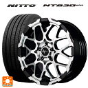 トヨタ ヴェルファイア(30系)用 235/50R18 101Y ニットー NT830 プラス エムアイディー ナイトロパワー M28バレットエス ブラック/ミラーカット 新品サマータイヤホイール 4本セット