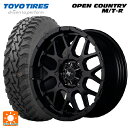 【5/9 20時〜 最大3万円OFFクーポン】トヨタ ランドクルーザープラド(150系)用 285/70R17 116P トーヨー オープンカントリー MTR ブラックレター ナイトロパワー M28バレット セミグロスブラック 新品サマータイヤホイール 4本セット