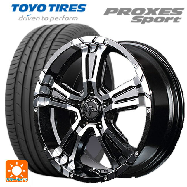 【6/4 20時〜 最大3万円OFFクーポン】215/50R17 95W トーヨー プロクセス スポーツ マルカサービス ナイトロパワー クロスクロウ ブラックメタリック＋ミラーカット 17-7J 国産車用 サマータイヤホイール4本セット