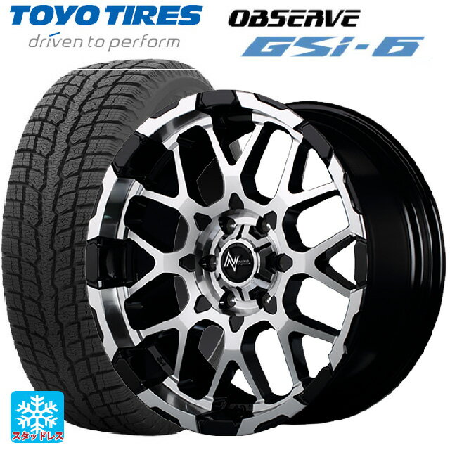 【6/20限定 全品P5倍＆クーポン】225/70R16 103Q トーヨー オブザーブ GSI-6 エムアイディー ナイトロパワー M28バレット ブラック/ミラーカット 16-7J 国産車用 スタッドレスタイヤホイール4本セット