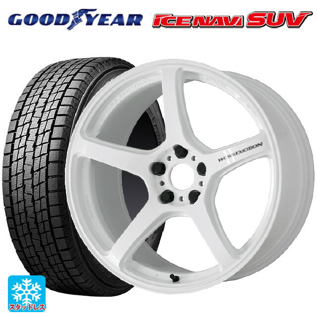 【6/15〜16限定 全品P5倍＆クーポン】215/60R17 96Q グッドイヤー アイスナビ SUV ワーク エモーション T5R ICW 17-7J 国産車用 スタッドレスタイヤホイール4本セット