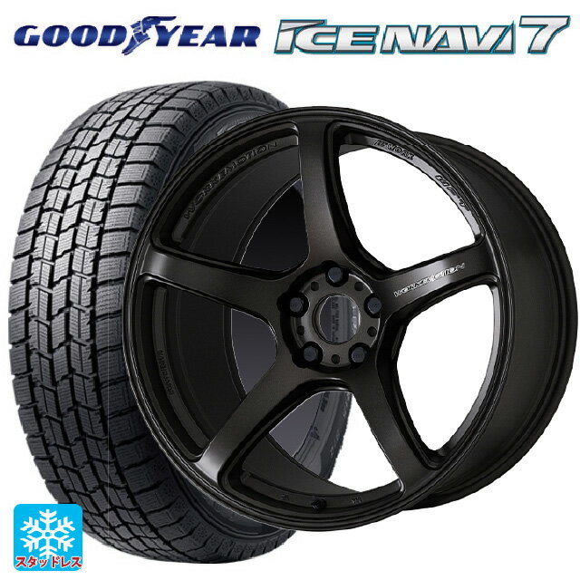 スバル レヴォーグ(VN系)用 215/50R17 91Q グッドイヤー アイスナビ7(限定) # エモーション T5R MGK 新品スタッドレスタイヤホイール 4本セット