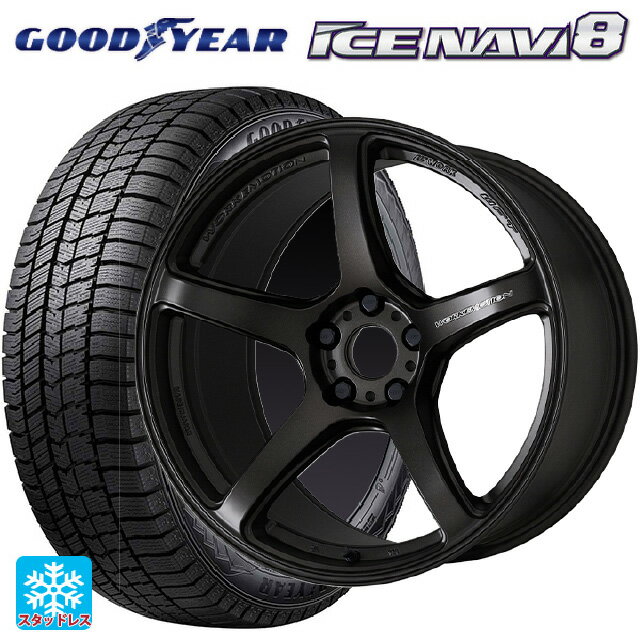 スバル レヴォーグ(VN系)用 215/50R17 91Q グッドイヤー アイスナビ8 エモーション T5R MGK 新品スタッドレスタイヤホイール 4本セット