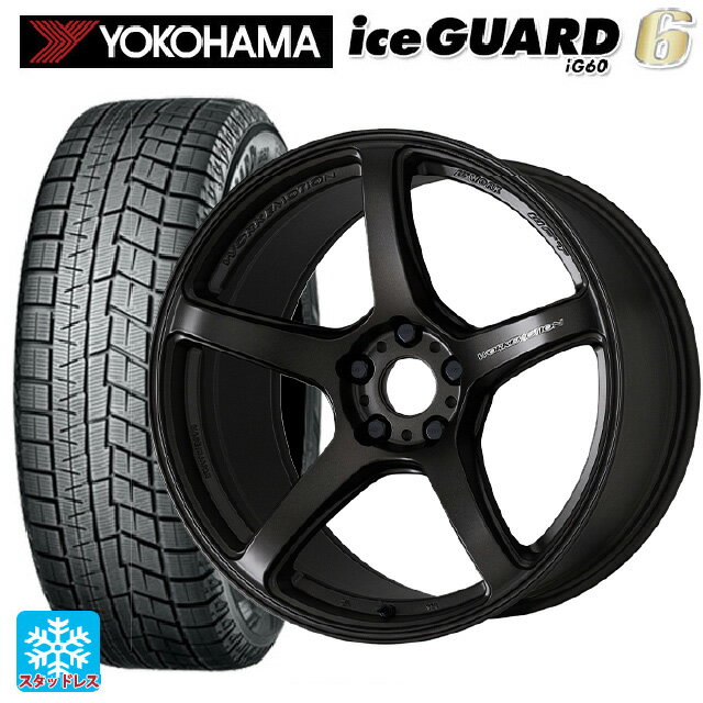 スバル レヴォーグ(VN系)用 215/50R17 91Q ヨコハマ アイスガード6(IG60) # エモーション T5R MGK 新品スタッドレスタイヤホイール 4本セット