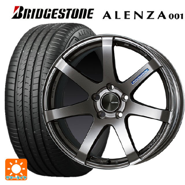 【6/11 1:59迄 全品ポイント5倍】スバル フォレスター(SL系)用 225/55R18 98V ブリヂストン アレンザ001 正規品 エンケイ パフォーマンスライン PF07 DS 新品サマータイヤホイール 4本セット