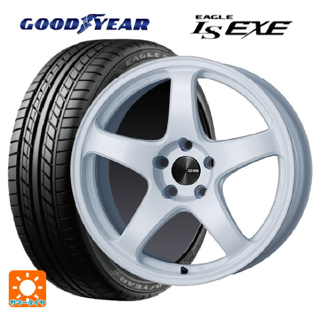 245/45R19 102W XL グッドイヤー イーグル LS EXE # エンケイ パフォーマンスライン PF05 W 19-8J 国産車用 サマータイヤホイール4本セット