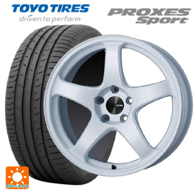 225/40R18 92Y トーヨー プロクセス スポーツ エンケイ パフォーマンスライン PF05 W 18-7.5J 国産車用 サマータイヤホイール4本セット