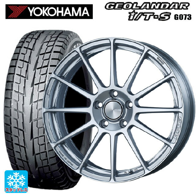 ホンダ ZR-V(RZ4)用 215/60R17 96Q ヨコハマ ジオランダー ITS G073 正規品 エンケイ パフォーマンスライン PF03 スパークルシルバー 新品スタッドレスタイヤホイール 4本セット