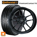 【8/4 20時〜 最大3万円OFFクーポン】トヨタ カローラ スポーツ(210系)用 225/40R18 92W XL コンチネンタル プレミアムコンタクト 6 正規品 エンケイ パフォーマンスライン PF01 マットブラック 新品サマータイヤホイール 4本セット(2)