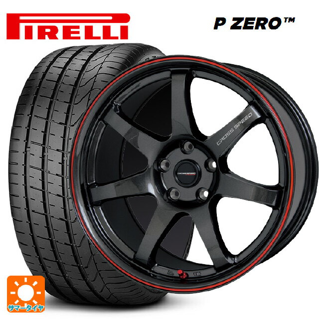225/40R18 92Y XL ピレリ P ZERO ホットスタッフ クロススピード ハイパーエディション CR7 GGM&R 18-7.5J 国産車用 サマータイヤホイール4本セット