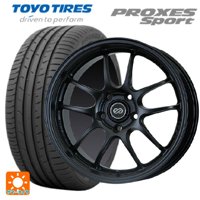 トヨタ GRヤリス(PA系)用 225/40R18 92Y トーヨー プロクセス スポーツ エンケイ パフォーマンスライン PF01 マットブラック 新品サマータイヤホイール 4本セット