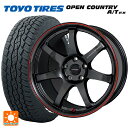 【5/9 20時〜 最大3万円OFFクーポン】ミツビシ アウトランダー(5LA GNOW)用 235/60R18 103H トーヨー オープンカントリー A/T EX ホワイトレター ＃ クロススピード ハイパーエディション CR7 GGM&R 新品サマータイヤホイール 4本セット