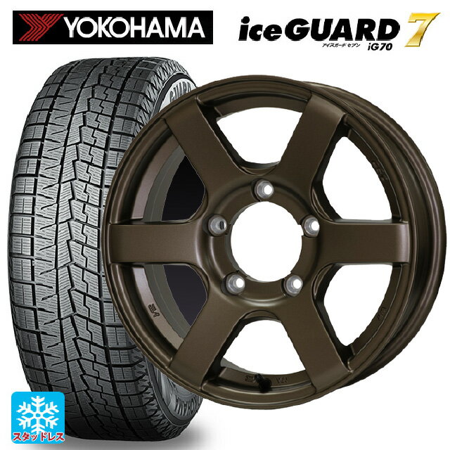 215/65R16 98Q ヨコハマ アイスガード7(IG70) ドゥオール CST ゼロワンハイパー J6 BR 16-5.5J 国産車用 スタッドレスタイヤホイール4本セット