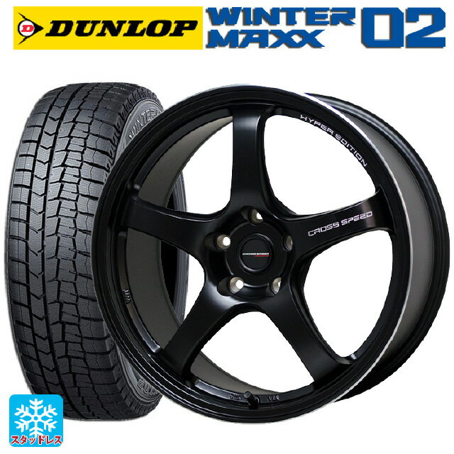 ホンダ ZR-V(RZ4)用 215/60R17 96Q ダンロップ ウィンターマックス 02(WM02) # ホットスタッフ クロススピード ハイパーエディション CR5 GB 新品スタッドレスタイヤホイール 4本セット