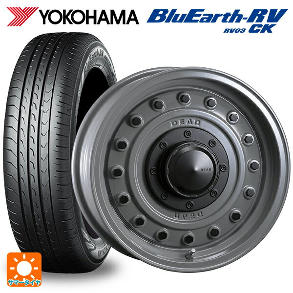 【6/15〜16限定 全品P5倍＆クーポン】165/60R14 75H ヨコハマ ブルーアース RV03CK # クリムソン ディーン コロラド スティールグレー 14-4.5J 国産車用 サマータイヤホイール4本セット