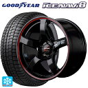 【5/9 20時〜 最大3万円OFFクーポン】ホンダ シビック タイプR(FL5)用 245/40R18 93Q グッドイヤー アイスナビ8 RMPレーシング R50 ブラック/リムレッドライン 新品スタッドレスタイヤホイール 4本セット