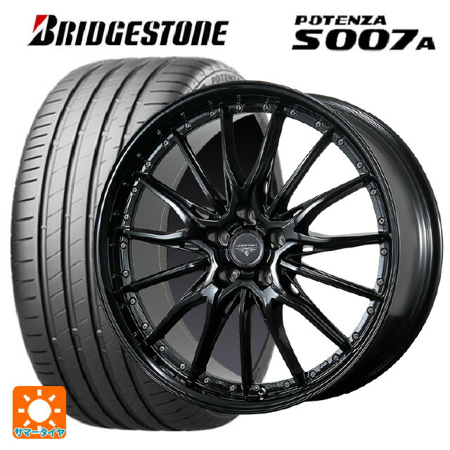 225/40R19 93Y XL ブリヂストン ポテンザ S007A 正規品 トピー ドルフレン ヒューヴァー GB 19-8J 国産車用 サマータイヤホイール4本セット