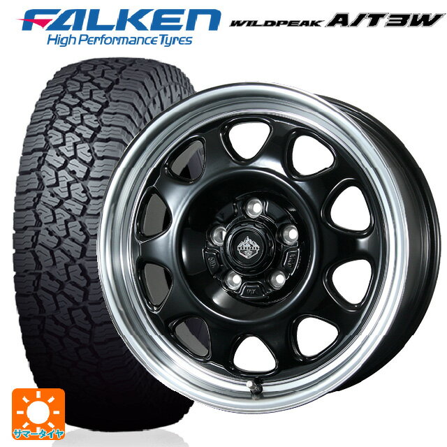 ミツオカ バディ()用 235/70R16 109T ファルケン ワイルドピーク A/T3W ランドフット SWZ グロスブラックリムポリッシュ 新品サマータイヤホイール 4本セット