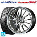 【8/20限定 最大3万円OFFクーポン】2024年製 225/60R18 100Q グッドイヤー アイスナビ SUV # トピー ドルフレン ヒューヴァー ハイパーシルバー 18-7.5J 国産車用 スタッドレスタイヤホイール4本セット