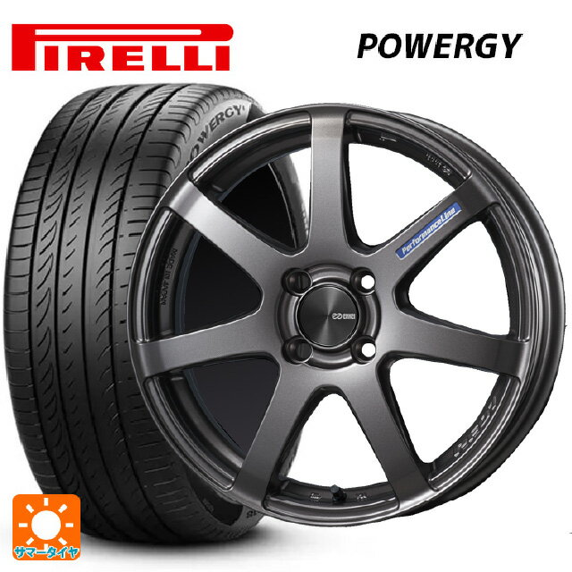 【最大3万円OFFクーポン 5/16 1:59迄】205/45R17 88W XL ピレリ パワジー 正規品 エンケイ パフォーマンスライン PF07 DS 17-7J 国産車用 サマータイヤホイール4本セット