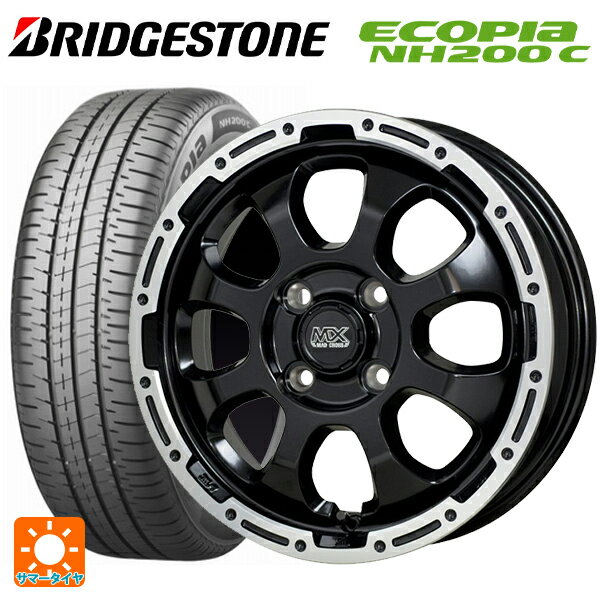 165/60R14 75H ブリヂストン エコピア NH200C 正規品 ホットスタッフ マッドクロス グレイス GB/P 14-4.5J 国産車用 サマータイヤホイール4本セット