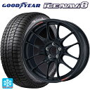 215/45R17 87Q グッドイヤー アイスナビ8 エンケイ レーシング GTC02 For GR86 / BRZ Cup Matte Black 17-7.5J 国産車用 スタッドレスタイヤホイール4本セット