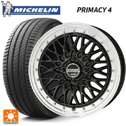 【4/25限定 抽選で最大100％ポイントバック】185/60R15 84H ミシュラン 正規品 プライマシー4 共豊 シュタイナー FTX オニキスブラック×リムポリッシュ 15-5.5J 国産車用 サマータイヤホイール4本セット