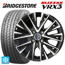 【5/9 20時〜 最大3万円OFFクーポン】155/65R14 75Q ブリヂストン ブリザック VRX3 # 正規品 共豊 スマック レジーナ サファイアブラックポリッシュ 14-4.5J 国産車用 スタッドレスタイヤホイール4本セット