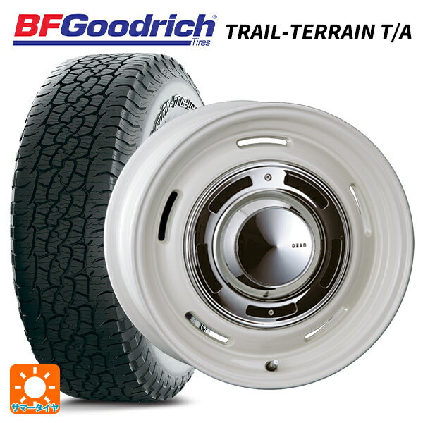 ジープ ラングラー(JL系)用 265/70R17 115T BFグッドリッチ トレイルテレーン T/A ホワイトレター # 正規品 ディーン クロスカントリー マーガレットホワイト 新品サマータイヤホイール 4本セット