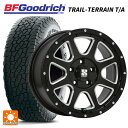 ジープ ラングラー(JL系)用 265/70R17 115T BFグッドリッチ トレイルテレーン T/A ホワイトレター # 正規品 エクストリームJ Gloss Black Milled 新品サマータイヤホイール 5本セット