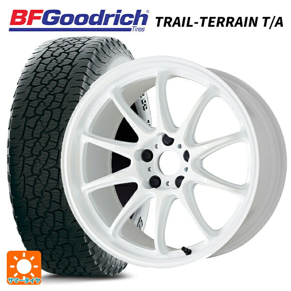 【最大3万円OFFクーポン 5/16 1:59迄】トヨタ ハリアー(80系)用 225/65R17 102T BFグッドリッチ トレイルテレーン T/A ホワイトレター # 正規品 エモーション ZR10 AZW 新品サマータイヤホイール 4本セット