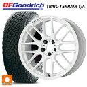 トヨタ ハリアー(80系)用 225/65R17 102T BFグッドリッチ トレイルテレーン T/A ホワイトレター # 正規品 エモーション M8R WHT 新品サマータイヤホイール 4本セット