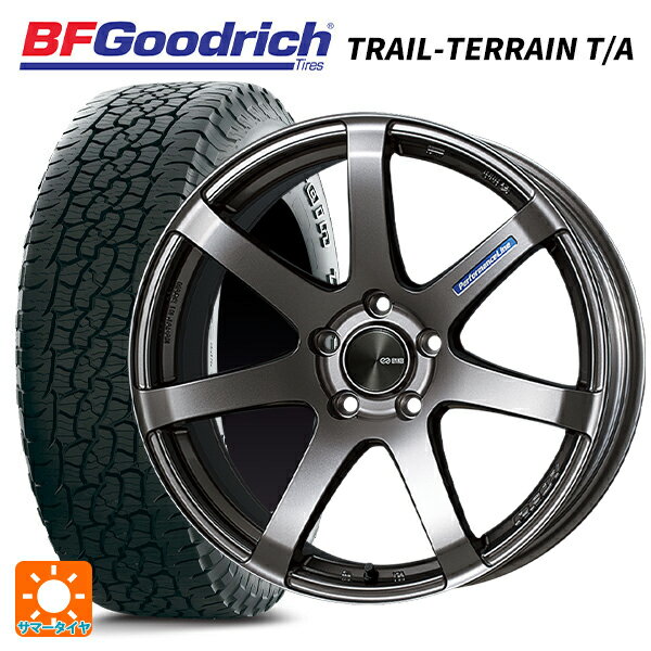 【検索ワード】トレイルテレーン TA TRAIL-TERRAIN TA 225/65-17 225/65/17 225-65-17 BFグッドリッジ トレールテレーン サマータイヤ 夏タイヤ 17インチ ホワイトレター ラジアルタイヤ ハリアー RAV4 CX-5 CX-8 RAV4 エクストレイル B8GMH1 タイヤ交換 タイヤ組替 組替え 組み替え 組み換え タイヤ入替 入れ替え 入替え はめ替え バランス調整 秋田 東北 直送 ディーラー 車屋 整備工場 春タイヤ ノーマルタイヤ 2256517 白文字 白い文字 白字 アウトライン 4WD 四駆 ワゴン S1V RV ゴツゴツ ごつごつ アウトドア オフロード オールテレーンやマッドテレーンと異なるパターン 小西タイヤ　タイヤホイール 4本セット アルミホイール 輸入車 et019498 ew007134 sc001336こちらの商品は下記のお車に適合いたします メーカー トヨタ 車種 ハリアー(80系) 年式 2020年1月~ モデル(型式） 全グレード※ハイブリッド含む ※上記のモデル（型式）以外の場合はお手数ですがお問い合わせください。 表記のある型式でもブレーキの形状(オプションブレーキ等)によって装着できない場合もございます。 タイヤ BF goodrich TRAIL-TERRAIN T/A(OWL)(BFグッドリッチ トレイルテレーン T/A ホワイトレター # 正規品) タイヤサイズ 225/65R17 102T ホイール ENKEI PERFORMANCE LINE PF07（エンケイ パフォーマンスライン PF07） ホイールカラー DSダークシルバー ホイールサイズ 17×8.5 +35 5/114.3 ホイールサイズの選定について ご注文時にご入力いただいた車種情報をもとにホイールサイズを選定してお送りします。 ホイールサイズのご指定がある場合は、ご注文時に備考欄にご入力ください。 お車に適合しない場合は、別途ご連絡いたします。