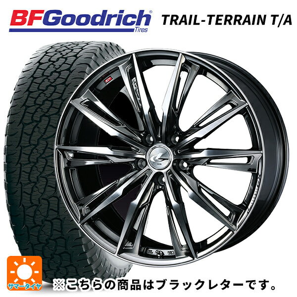 ホンダ ZR-V(RZ4)用 225/55R18 102H XL BFグッドリッチ トレイルテレーン T/A ブラックレター 正規品 ウェッズ レオニス GX BMCMC 新品サマータイヤホイール 4本セット