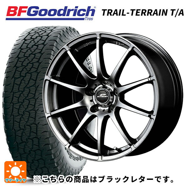 ミツビシ アウトランダーPHEV(5LA GNOW)用 235/60R18 107H XL BFグッドリッチ トレイルテレーン T/A ブラックレター 正規品 エムアイディー MIDホイール スタッグ # メタリックグレー 新品サマータイヤホイール 4本セット