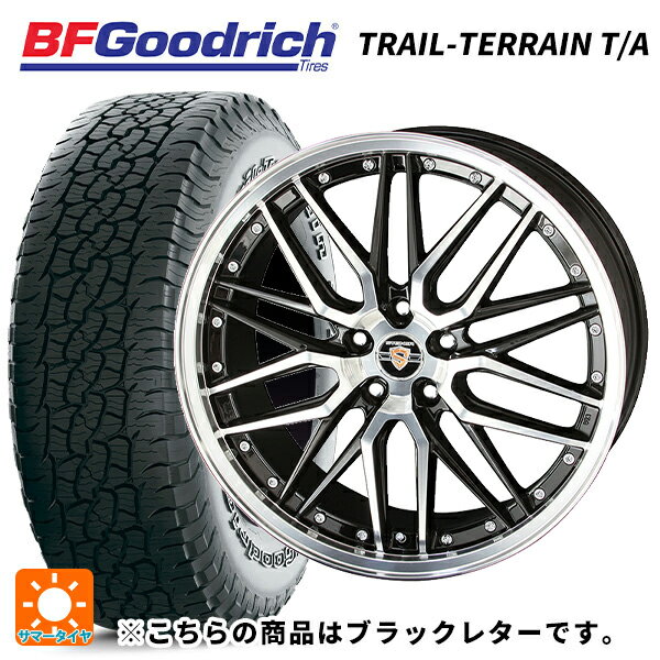 ホンダ ZR-V(RZ4)用 225/55R18 102H XL BFグッドリッチ トレイルテレーン T/A ブラックレター 正規品 シュタイナー LMX ブラックポリッシュ 新品サマータイヤホイール 4本セット