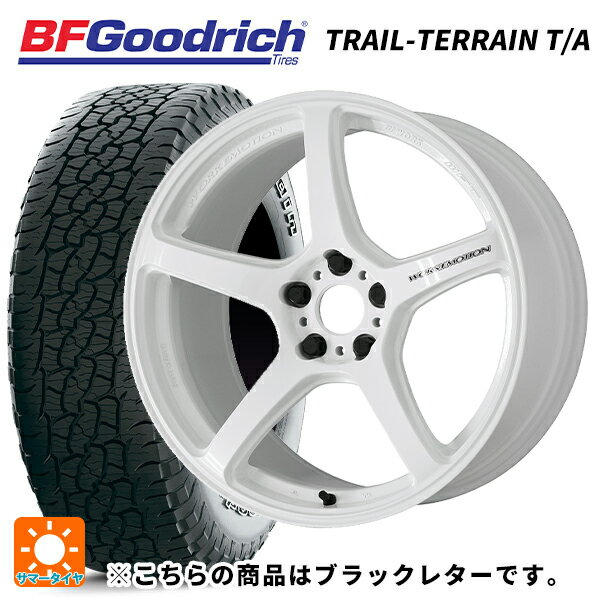 ホンダ ZR-V(RZ4)用 225/55R18 102H XL BFグッドリッチ トレイルテレーン T/A ブラックレター 正規品 ワーク エモーション T5R ICW 新品サマータイヤホイール 4本セット