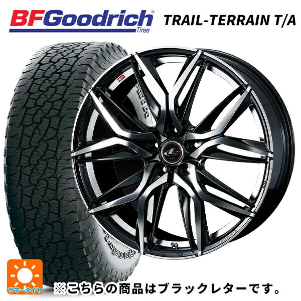 ホンダ ZR-V(RZ4)用 215/60R17 96H BFグッドリッチ トレイルテレーン T/A ブラックレター 正規品 ウェッズ レオニス LM PBMC 新品サマータイヤホイール 4本セット