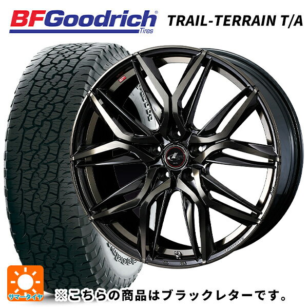 ホンダ ZR-V(RZ4)用 215/60R17 96H BFグッドリッチ トレイルテレーン T/A ブラックレター 正規品 ウェッズ レオニス LM PBMC/TI 新品サマータイヤホイール 4本セット