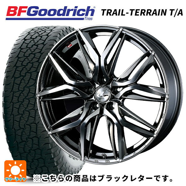 ホンダ ZR-V(RZ4)用 225/55R18 102H XL BFグッドリッチ トレイルテレーン T/A ブラックレター 正規品 ウェッズ レオニス LM BMCMC 新品サマータイヤホイール 4本セット