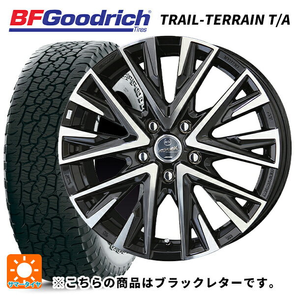 ホンダ ZR-V(RZ4)用 225/55R18 102H XL BFグッドリッチ トレイルテレーン T/A ブラックレター 正規品 スマック レジーナ サファイアブラックポリッシュ 新品サマータイヤホイール 4本セット