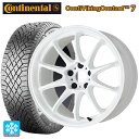 トヨタ GRヤリス(PA系)用 235/40R18 95T XL コンチネンタル コンチバイキングコンタクト7 正規品 エモーション ZR10 AZW 新品スタッドレスタイヤホイール 4本セット