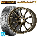 トヨタ GRヤリス(PA系)用 235/40R18 95T XL コンチネンタル コンチバイキングコンタクト7 正規品 エモーション ZR10 HGLC 新品スタッドレスタイヤホイール 4本セット